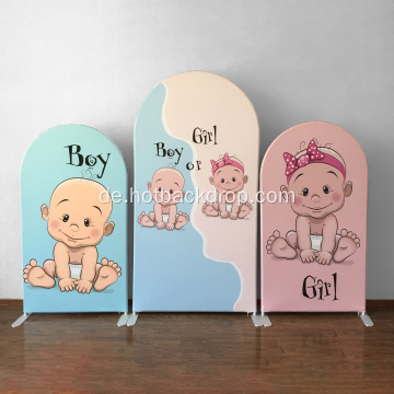 Baby Boy Girl Design Erzbackfeier Partyrahmen